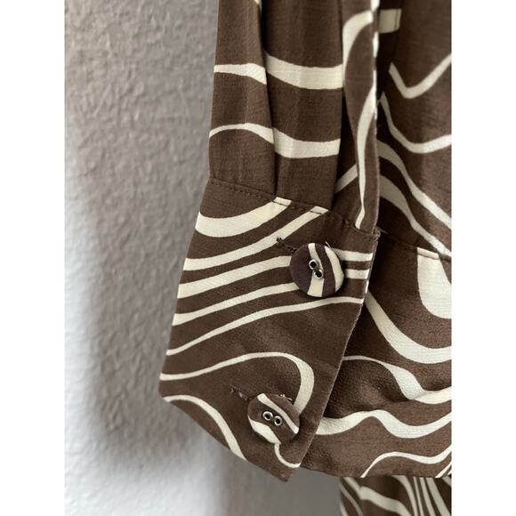 & Other Stories Dress Wrap Maxi Multicolor Print - Picture 12 of 16